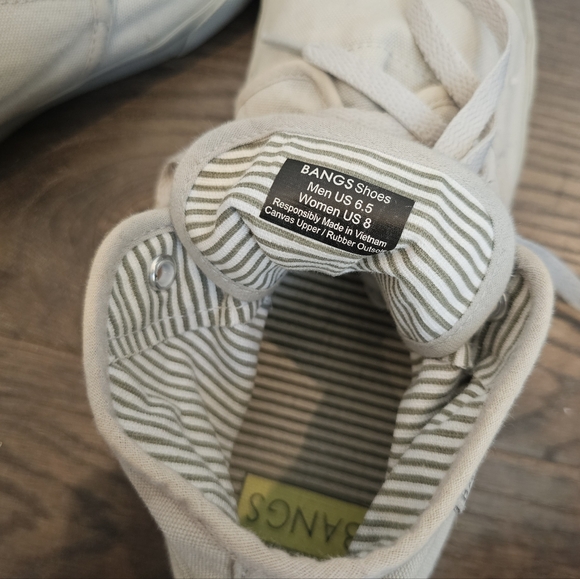 BANGS London Fog Succulent High Top Shoes Sz 8 - Picture 12 of 13